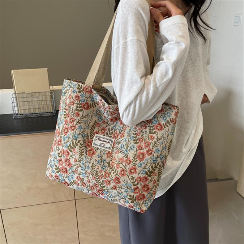 Embroidery Floral Canvas Handb - Women'S Bags For Work recension och pris