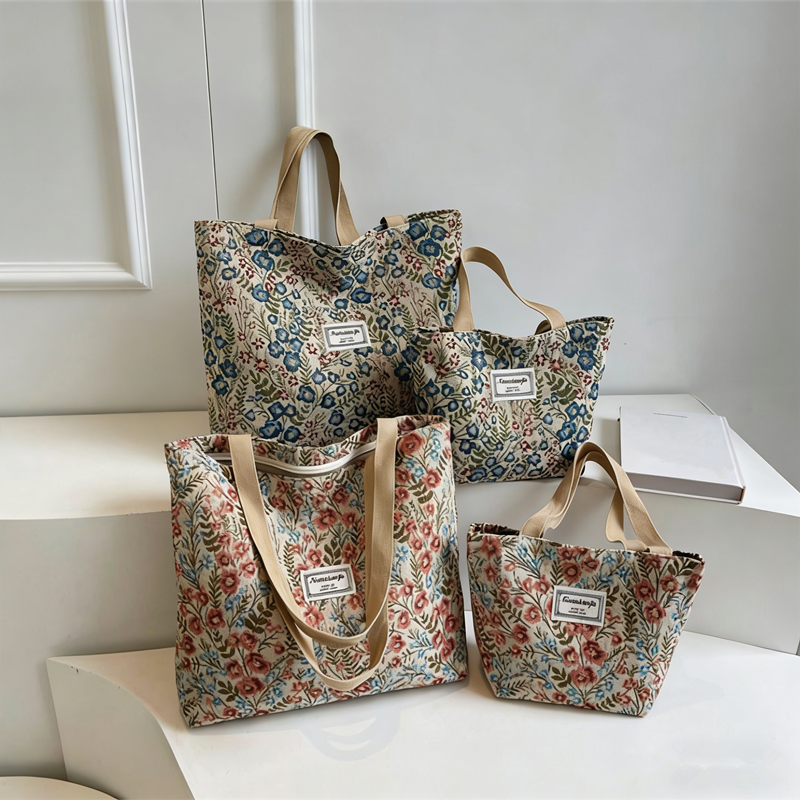 Embroidery Floral Canvas Handb - Women'S Bags For Work recension och pris