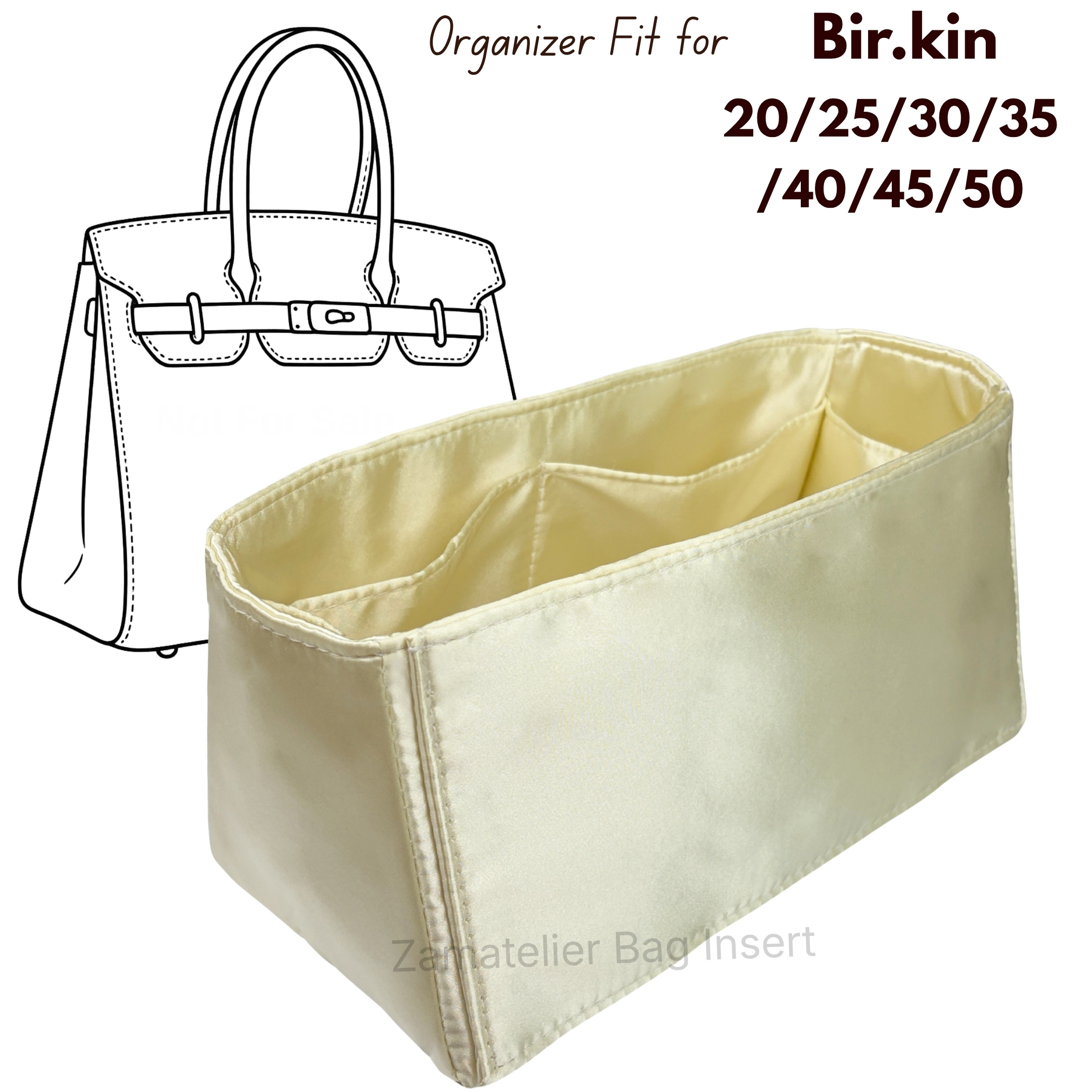 Custom Made Silk Insert for Bi - Women'S Bag recension och pris