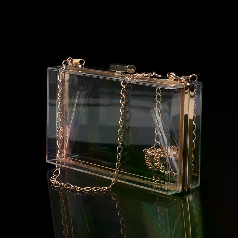 Transparent Acrylic Box Clutch - Women'S Evening Bags recension och pris