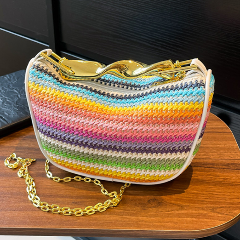 Gold Handle Brand Handwoven Ha - Women Bags High End Brands recension och pris