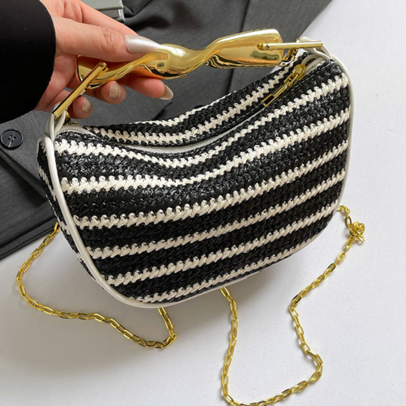 Gold Handle Brand Handwoven Ha - Women Bags High End Brands recension och pris