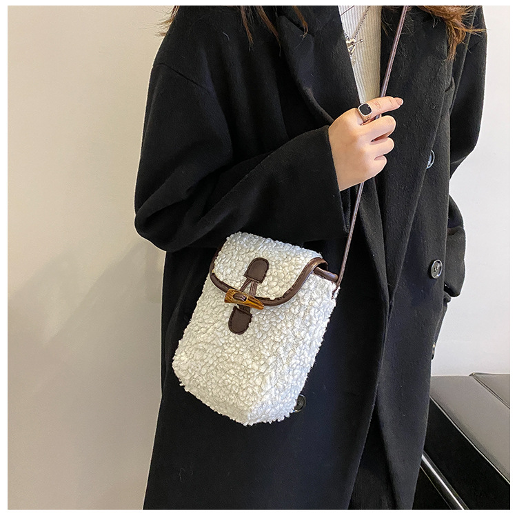 Lambswool Phone-bag Women Faux - Women'S Bags Cross Body recension och pris