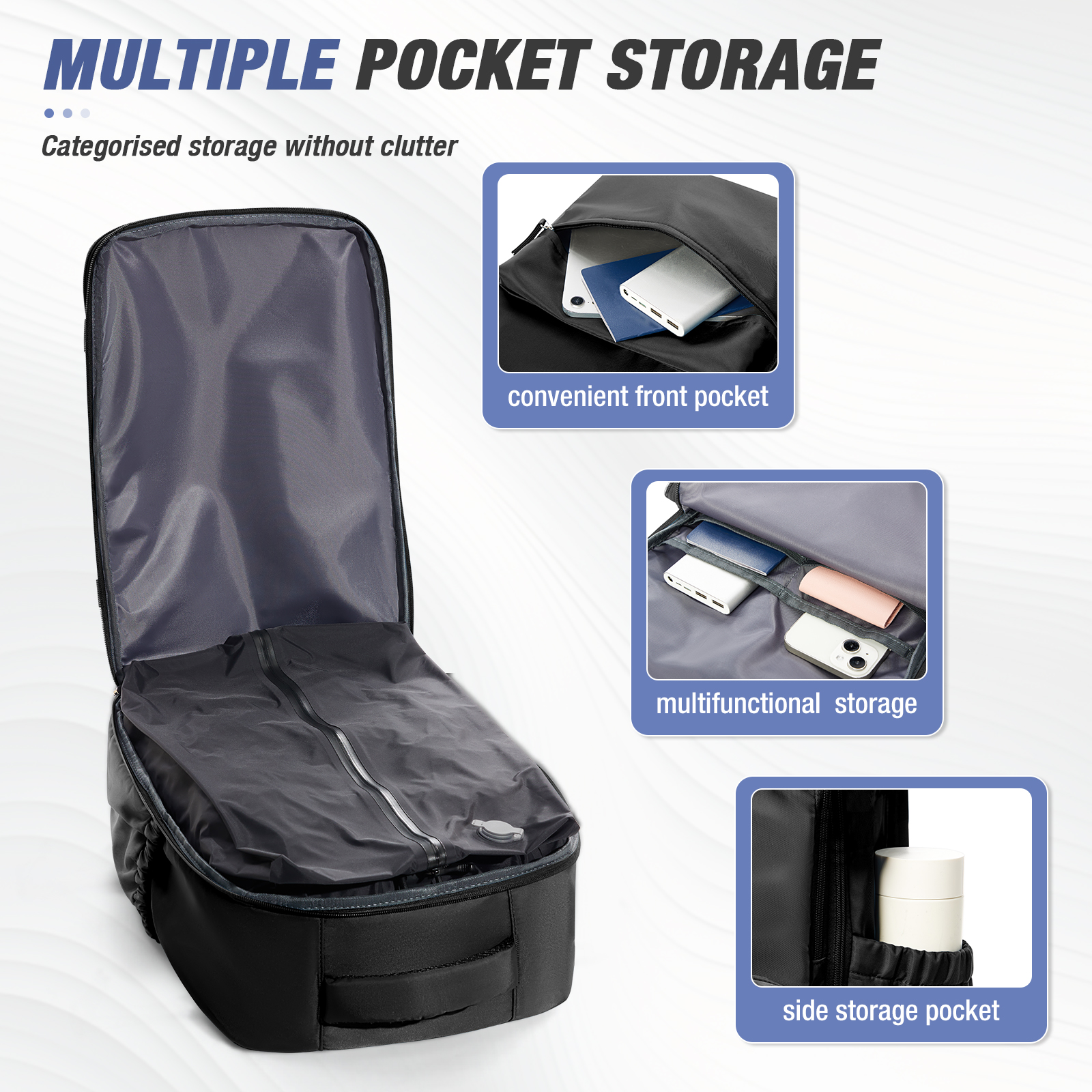 Vacuum Backpack, Travel Backpa - Women'S Bags For Work recension och pris