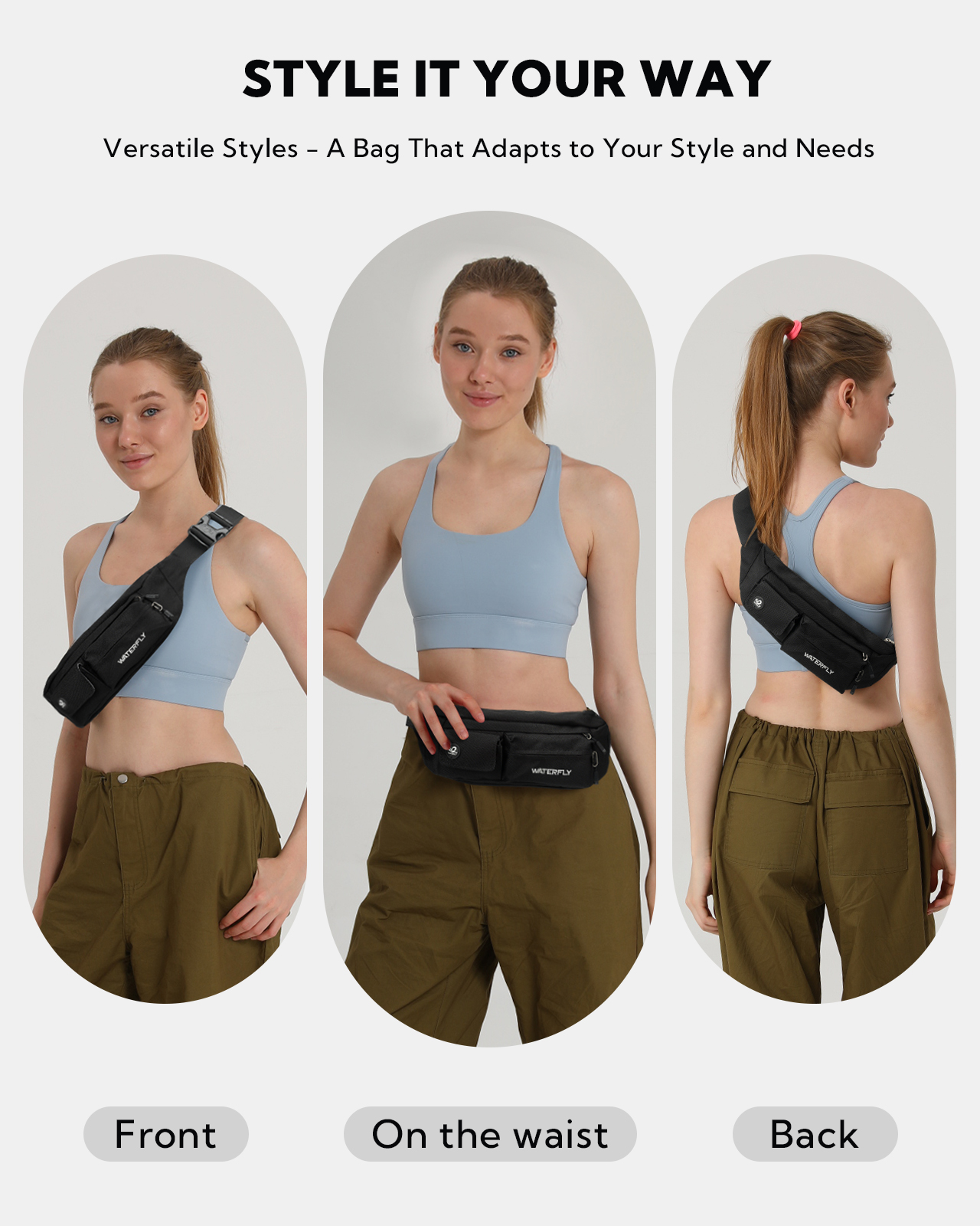 WATERFLY 5 Pocket Slim Lightwe - Women'S Bags Cross Body recension och pris