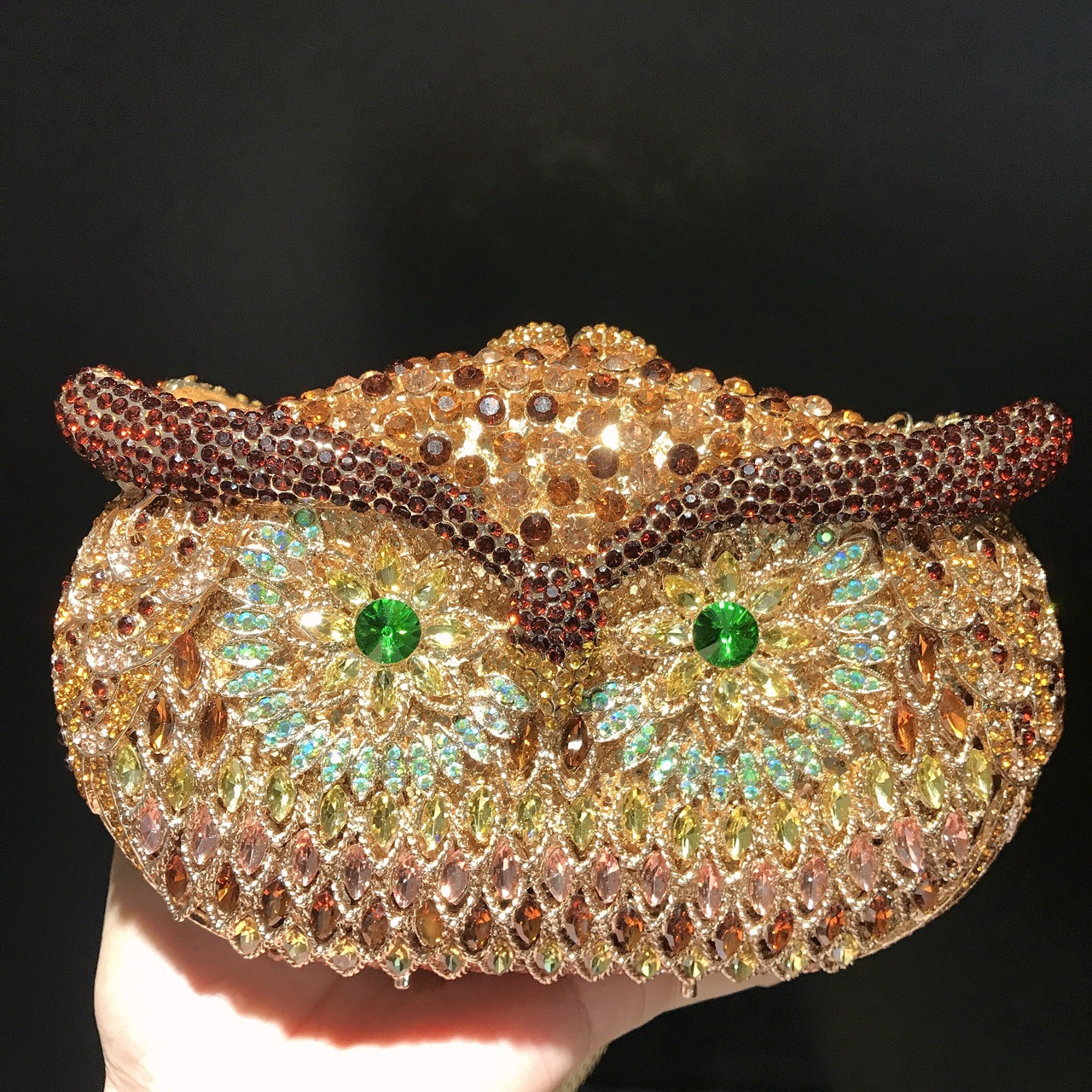 Owl Diamond Dinner Bag Hollow  - Women Bags With Wallet recension och pris