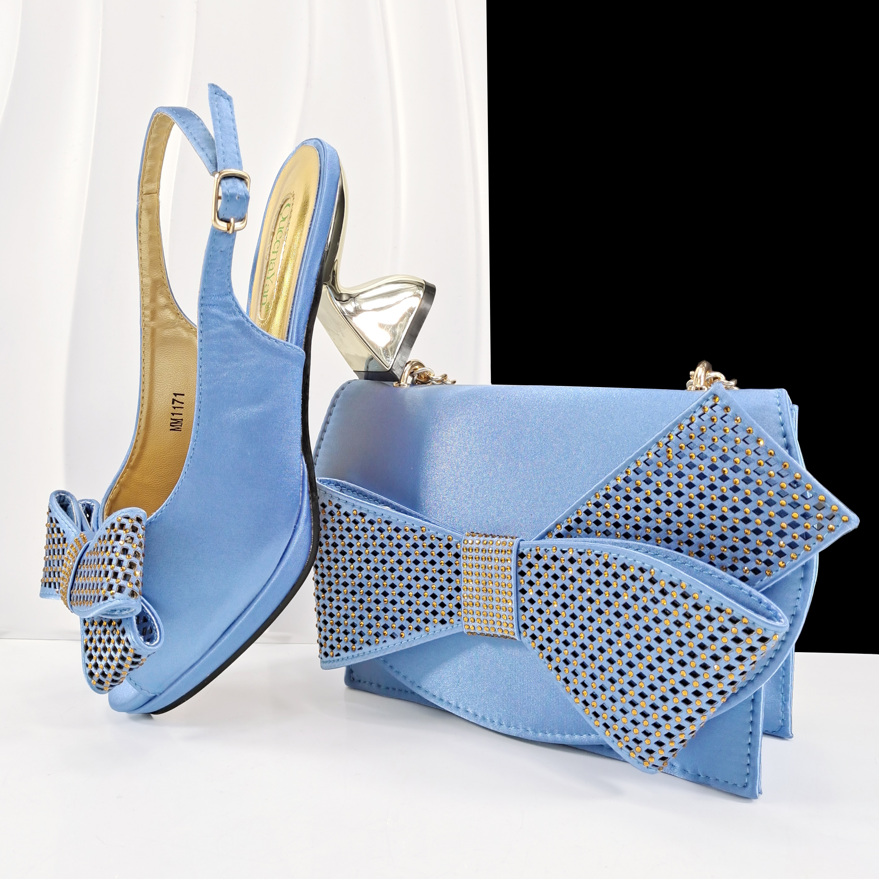 Queena Yan Sky Blue Color Peep - Women'S Evening Bags recension och pris