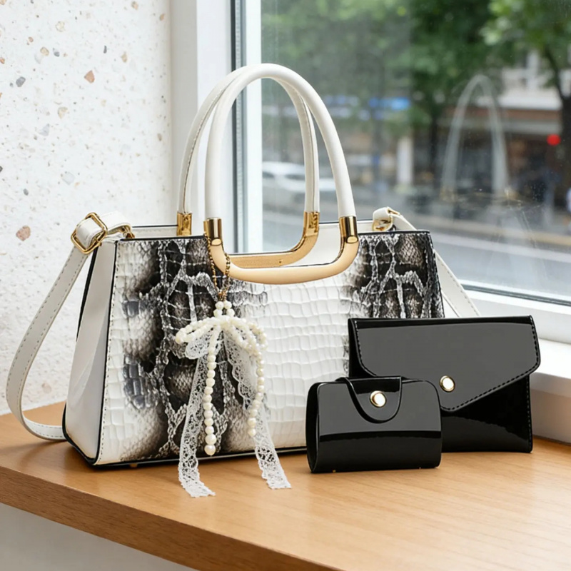 Women's Handbag Set, Crocodile - Women'S Evening Bags recension och pris