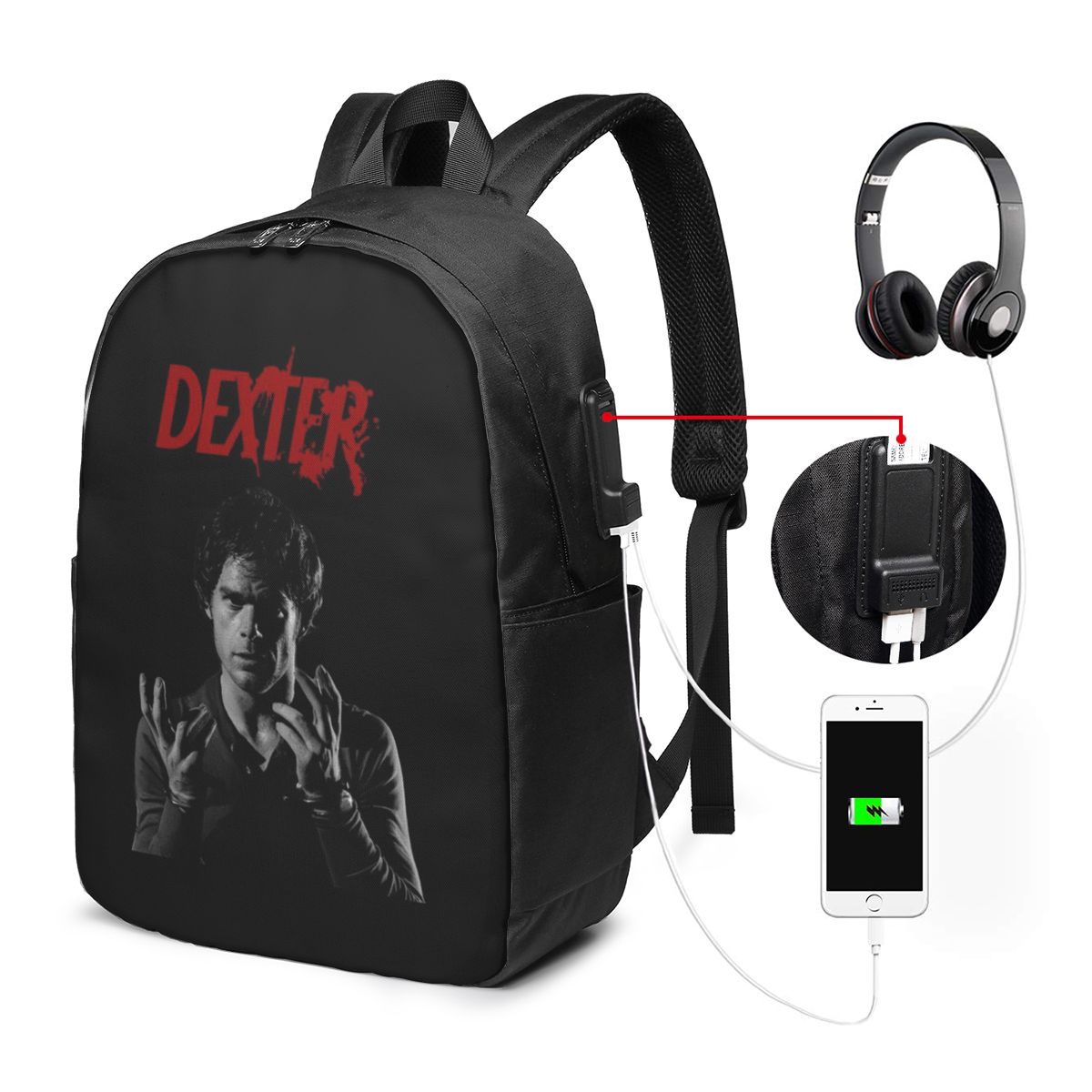 Movie Dexter Morgan Backpack T - Women'S Bag recension och pris