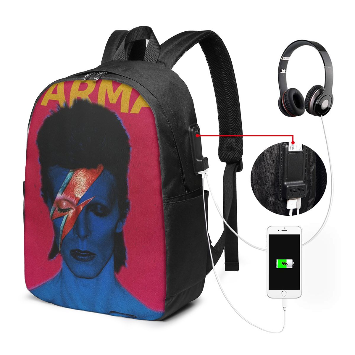 Davids Bowied Backpack Travel  - Women'S Bag recension och pris