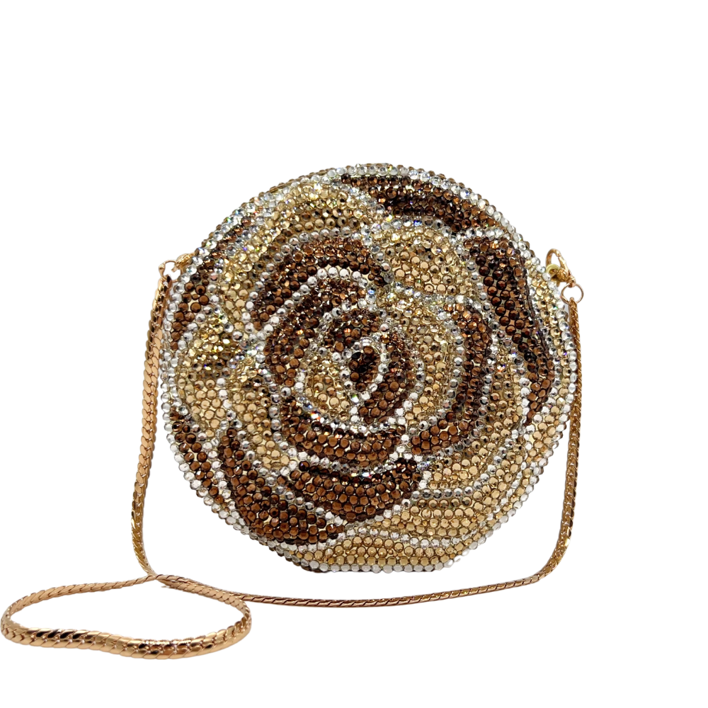 Flat Base Rhinestone Bud Clutc - Women Bags Wholesale recension och pris