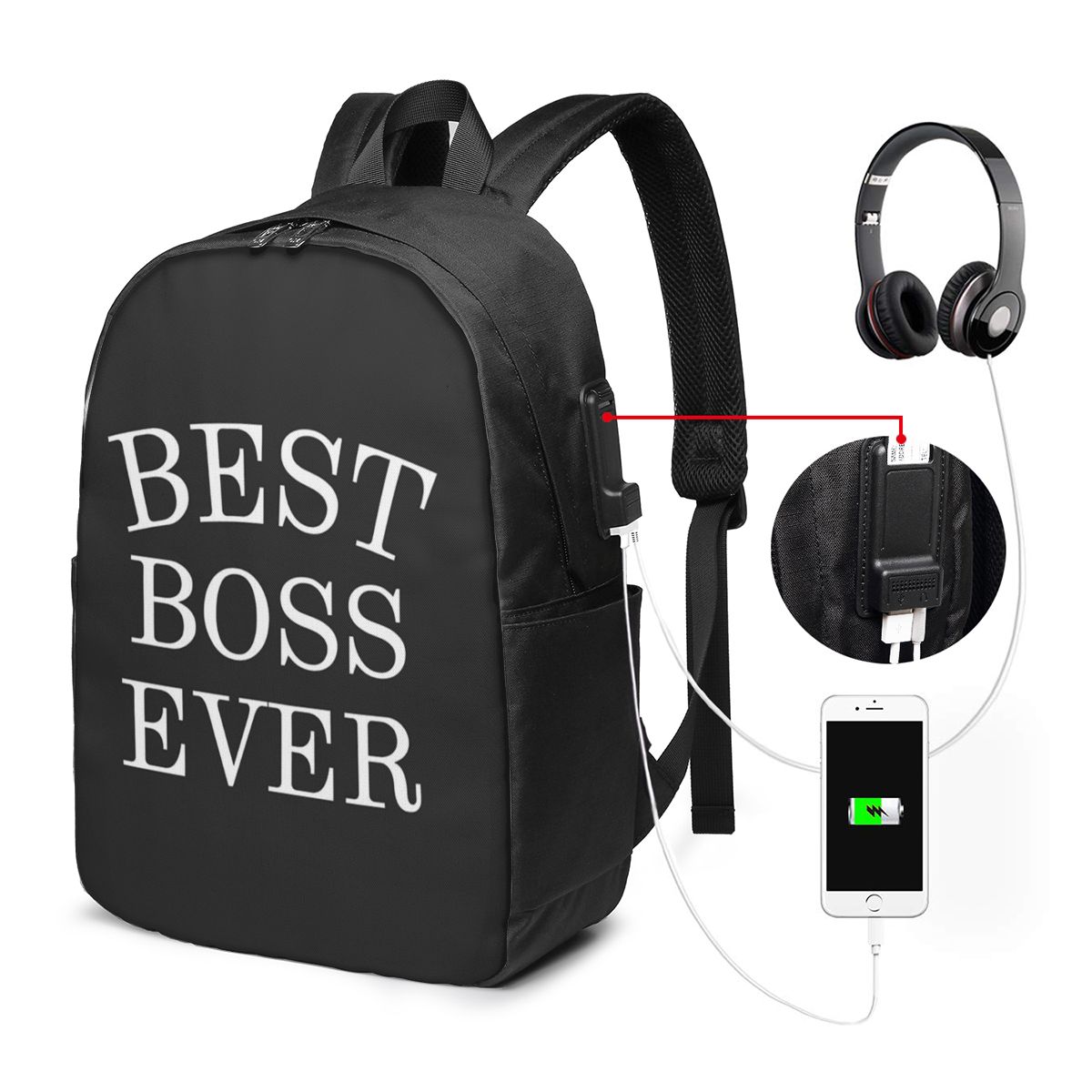 Lady Best Boss Ever Backpack T - Women'S Bag recension och pris
