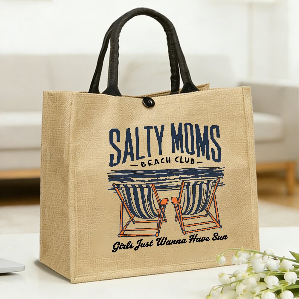 1pc Jute Tote Bag for Women, H - Women Bags Jute recension och pris