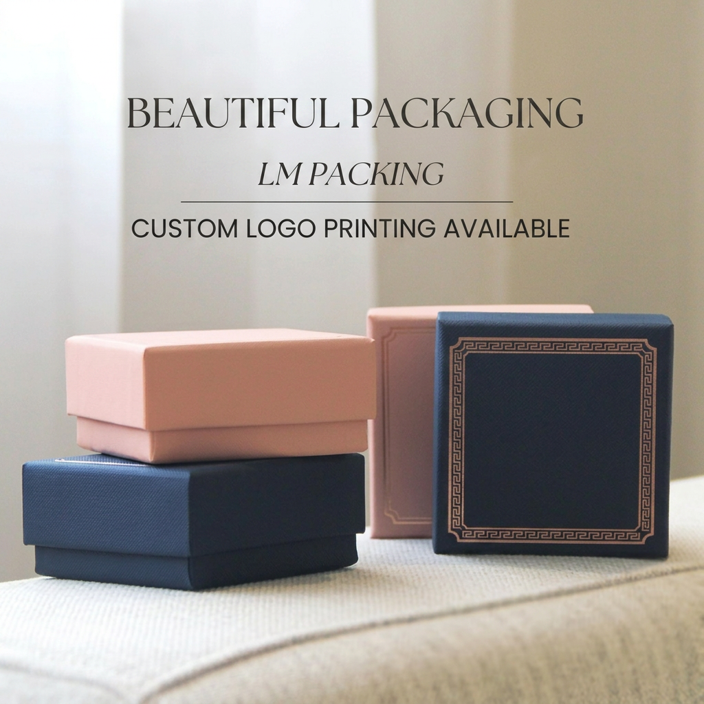 Square Vintage Paper Jewelry G - Box Bag Rigid recension och pris