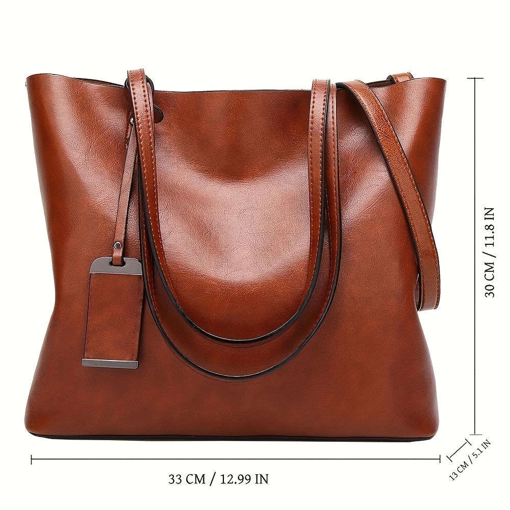 Fashionable Classic Retro Leat - Women'S Bags For Work recension och pris
