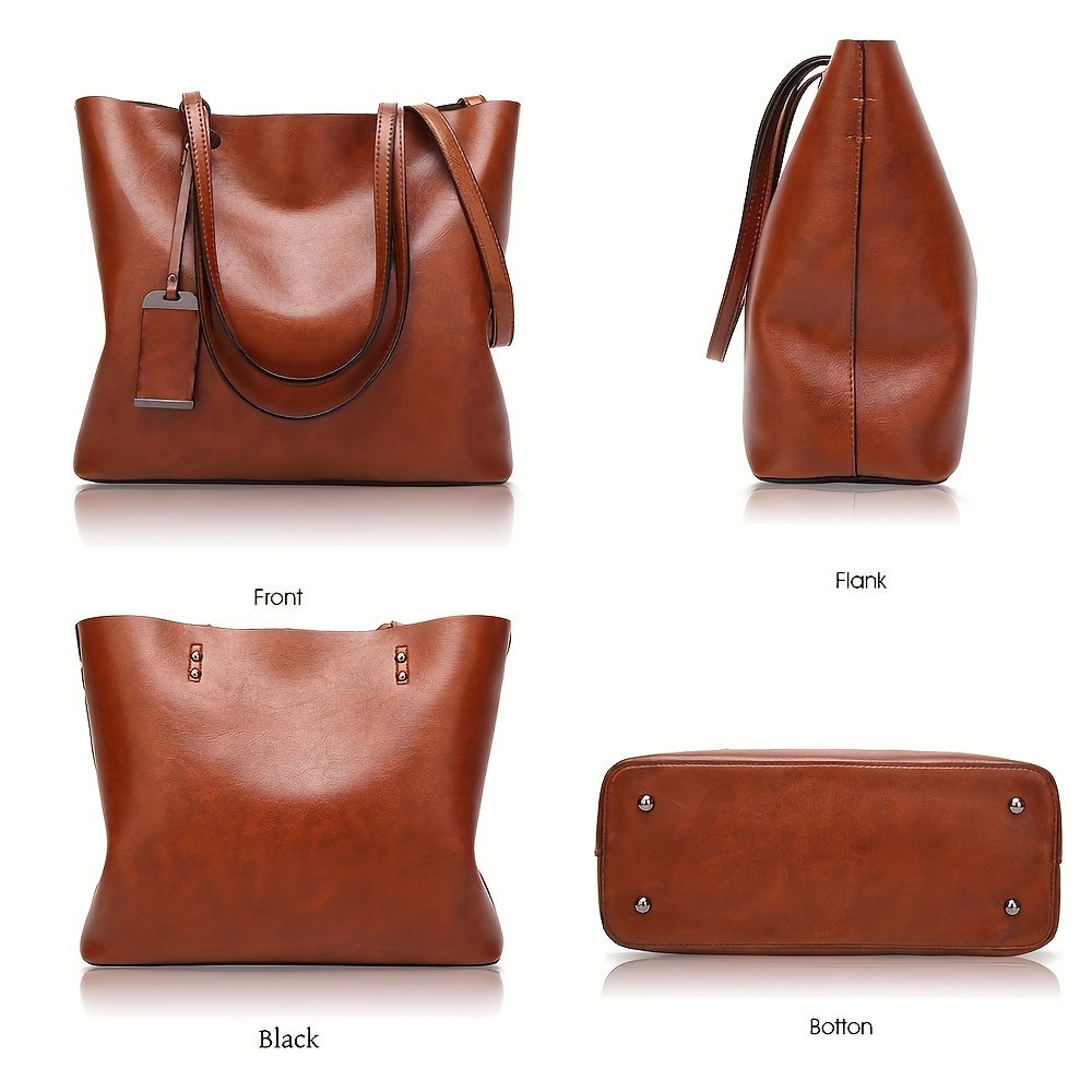 Fashionable Classic Retro Leat - Women'S Bags For Work recension och pris