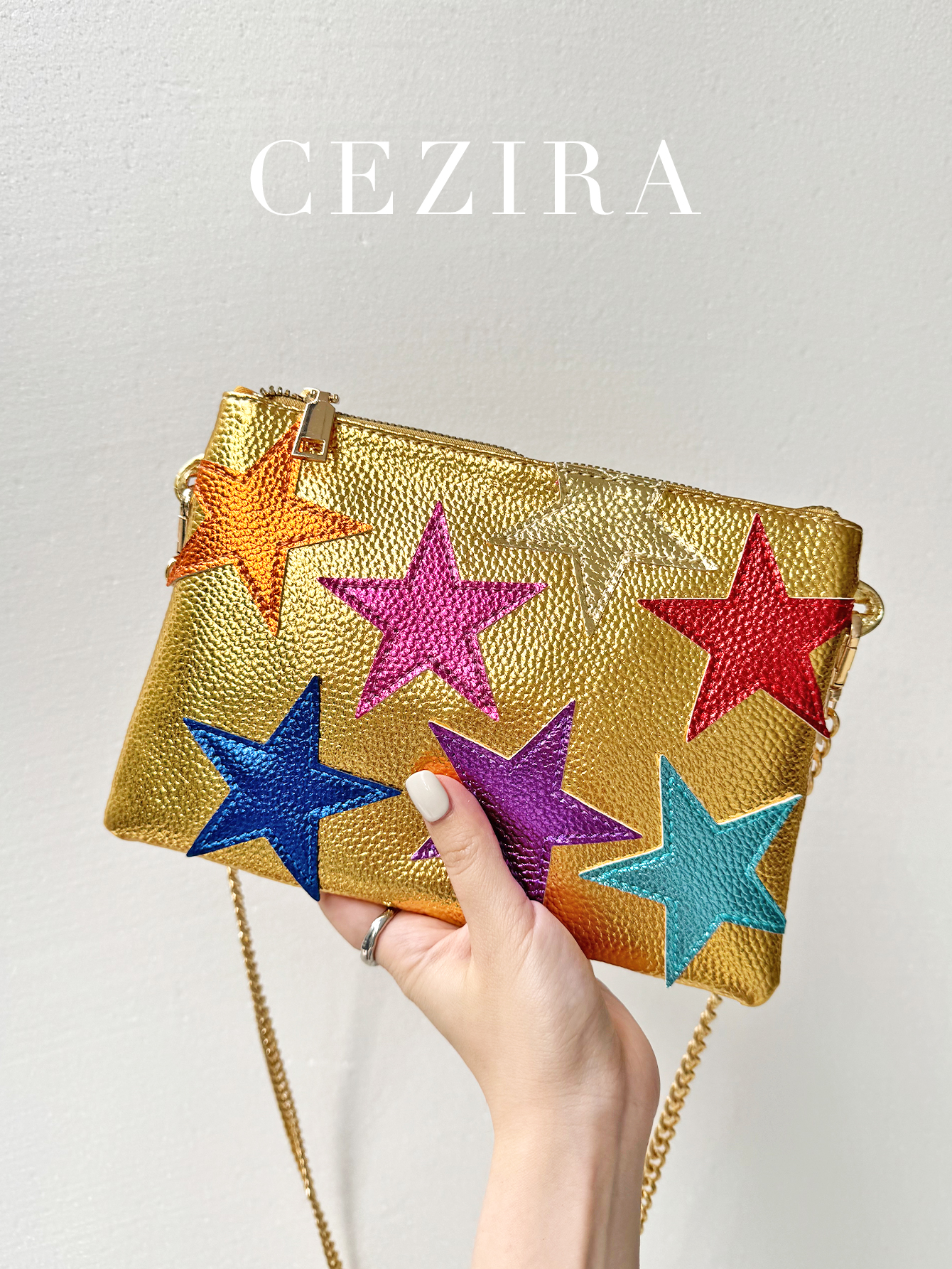 Luxury Chic Women Metallic PU  - Women Bags Guess recension och pris