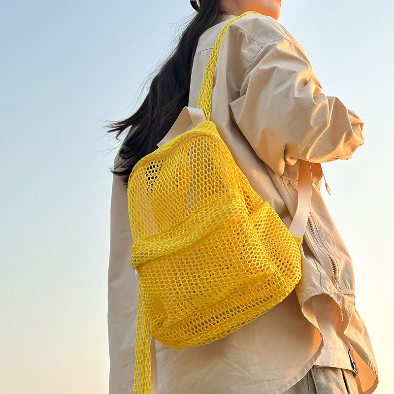 LEFTSIDE Small Mesh Backpack B - Women Bags In Trend recension och pris