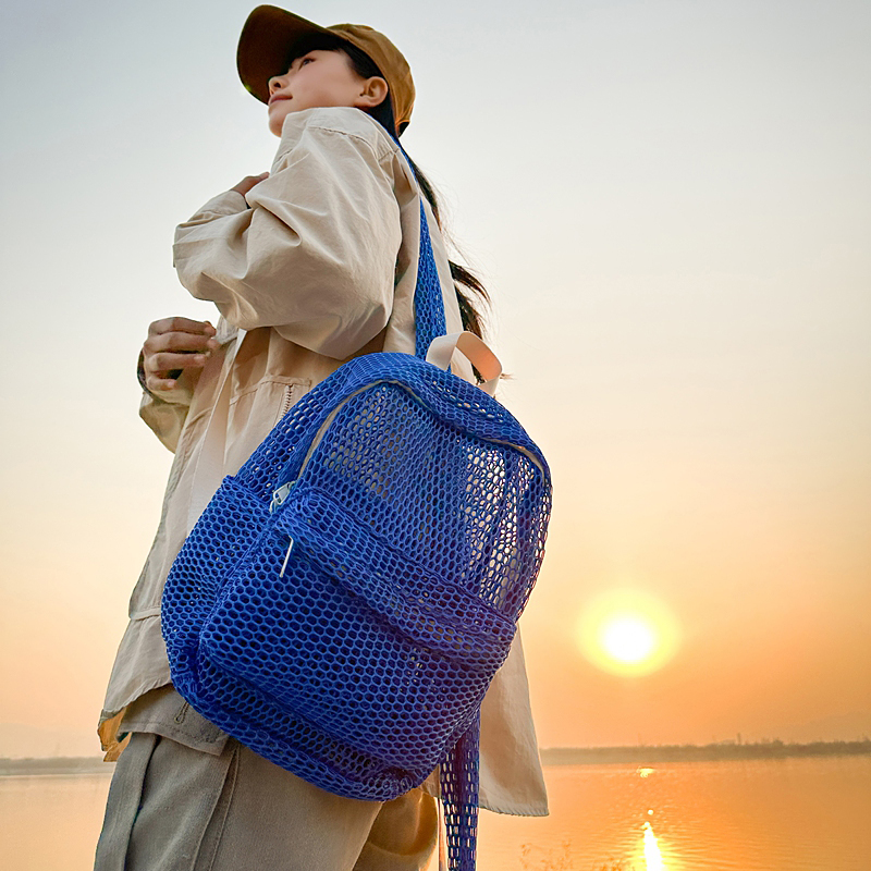 LEFTSIDE Small Mesh Backpack B - Women Bags In Trend recension och pris