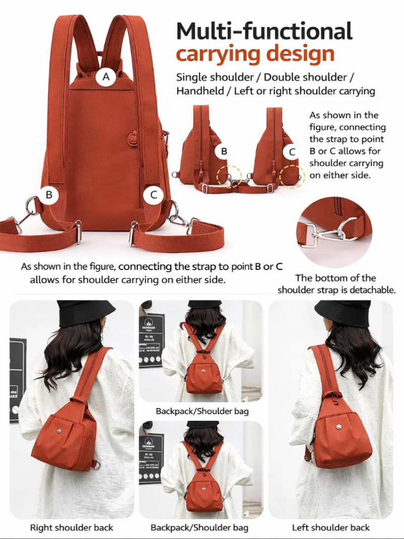 Women's Lightweight Mini Backp - Women Bags In Trend recension och pris