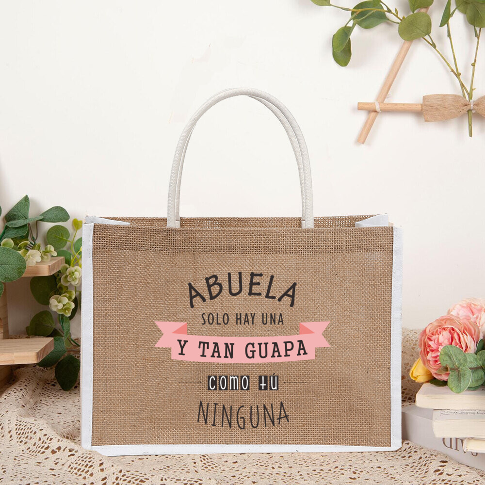 You Are A Great Mother and An  - Women Bags Jute recension och pris