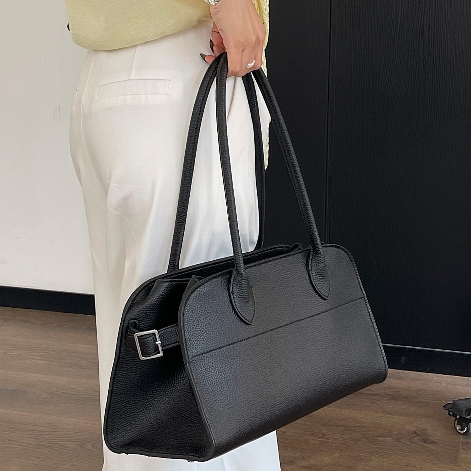 Litchi Grain Texture Tote Bag  - Women Bags With Wallet recension och pris